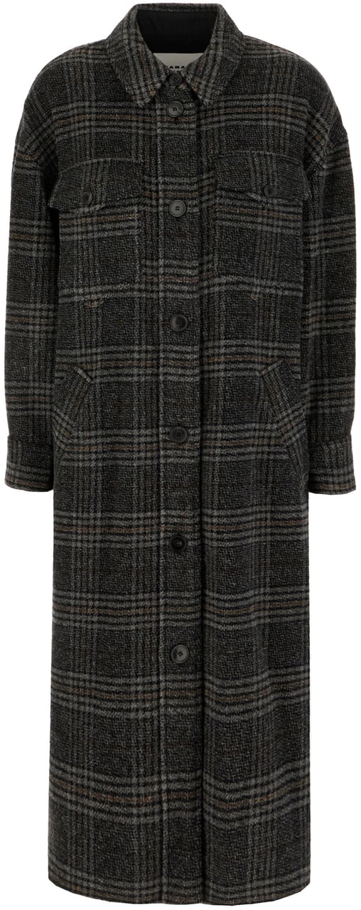 Isabel Marant Marant Etoile Embroidered wool coat Divers