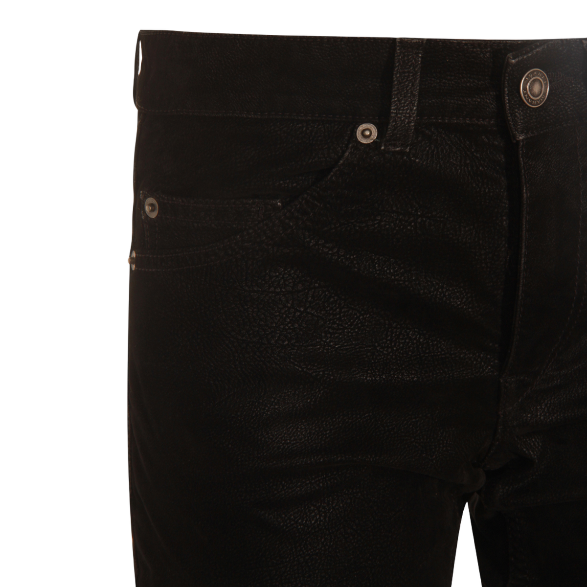 Isabel Marant Straight-Leg Trousers with Textured Finish Zwart