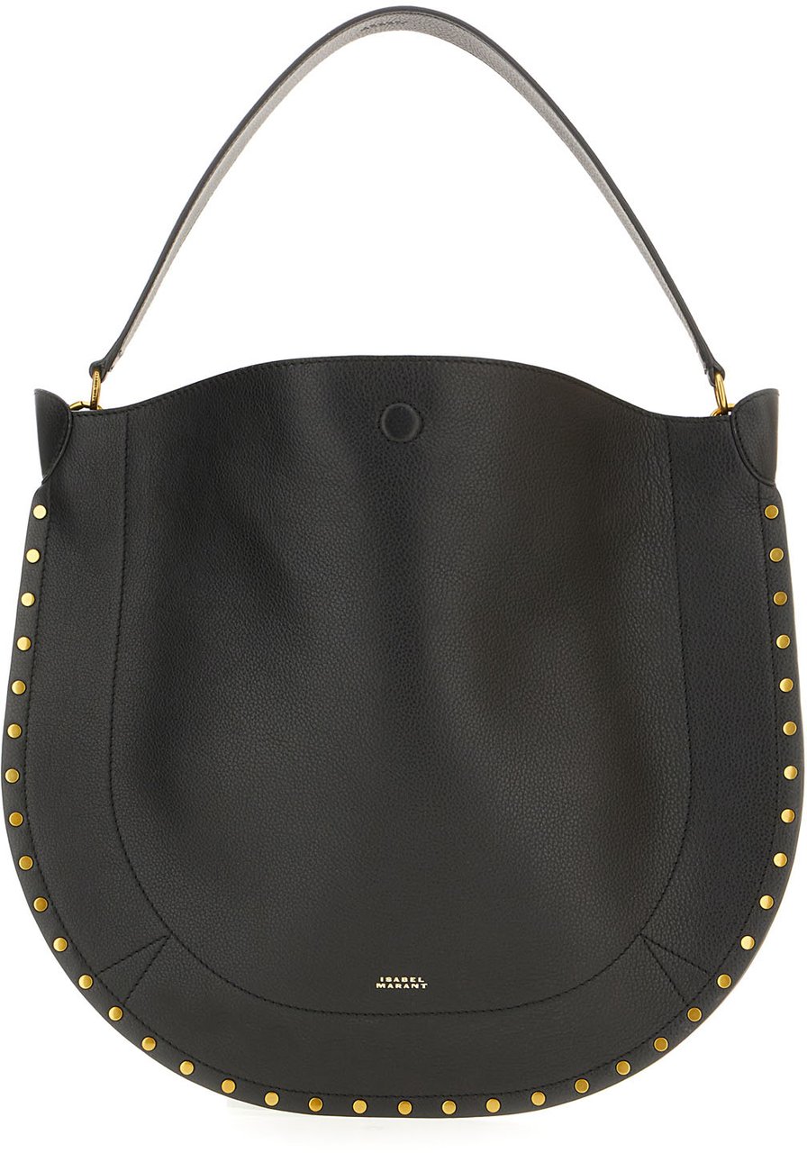 Isabel Marant Isabel Marant Black leather Oskan shoulder bag Zwart