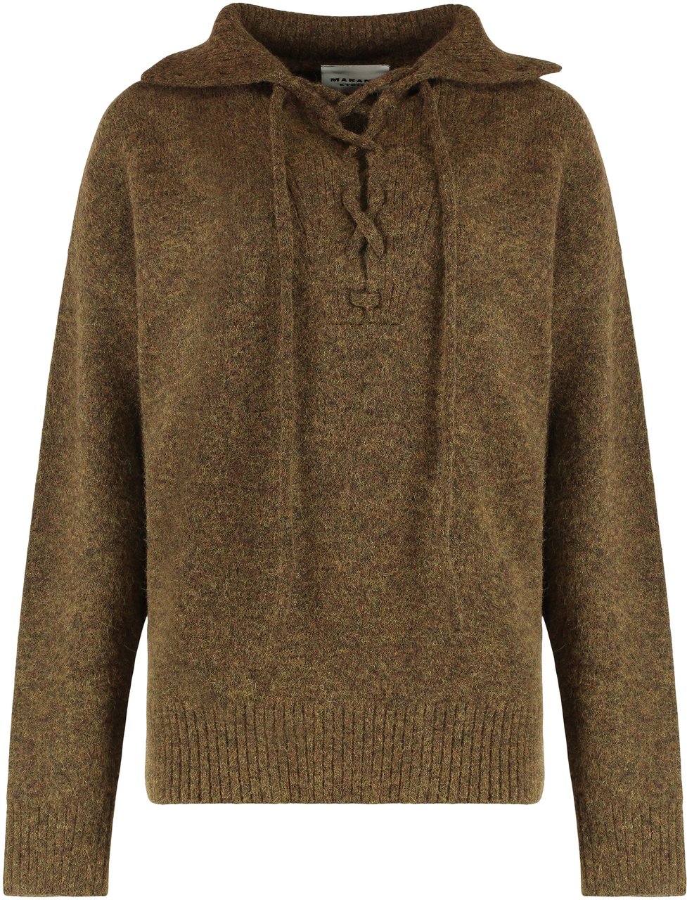 Isabel Marant Phylia alpaca blend sweater Metallic