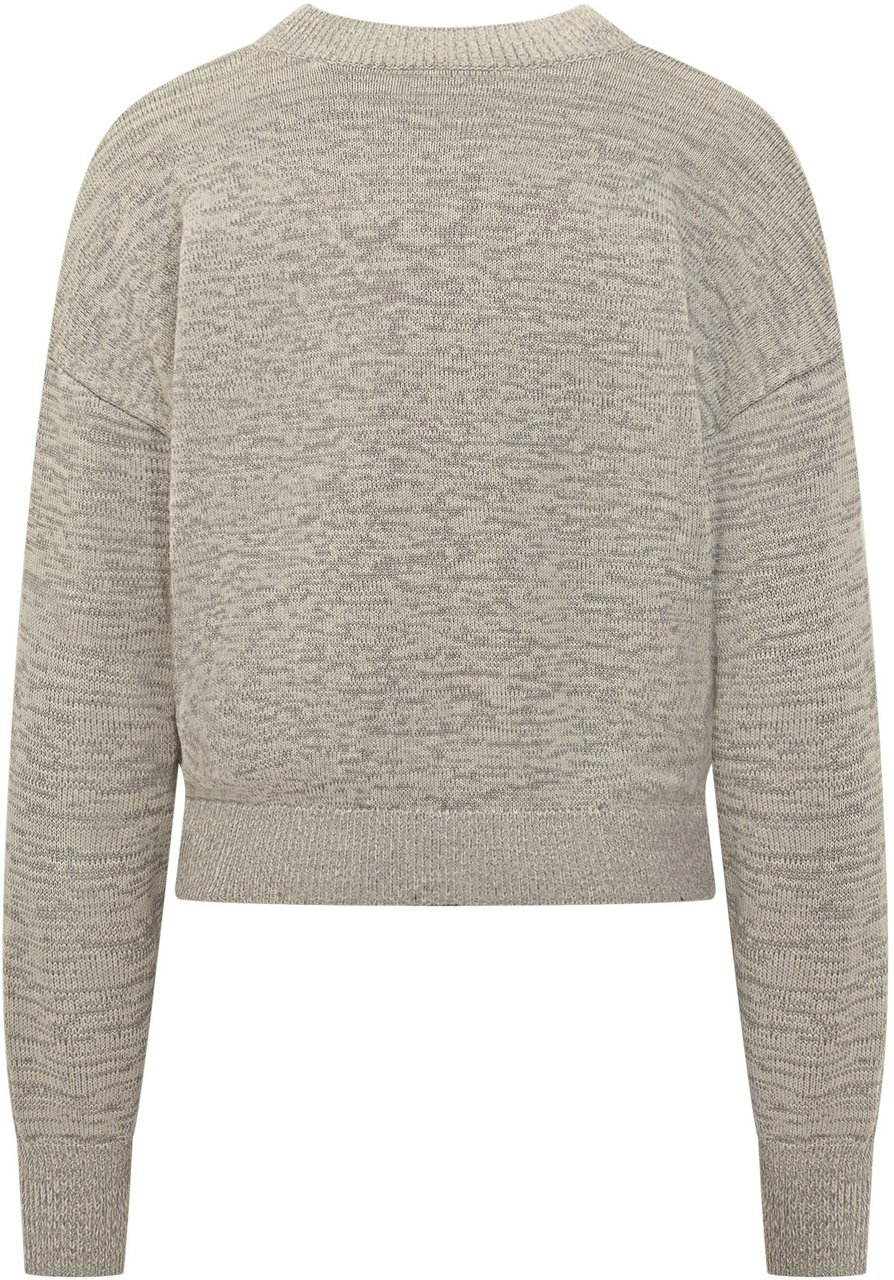 Isabel Marant Isabel Marant Étoile Maglia Grigia con Logo Ricamato Grijs