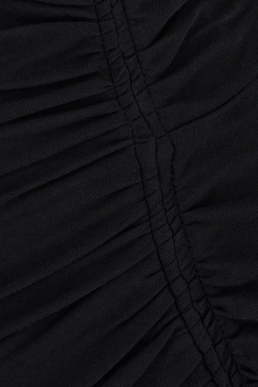 Isabel Marant Marant Etoile Black stretch modal dress Zwart