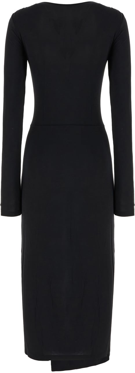 Isabel Marant Marant Etoile Black stretch modal dress Zwart