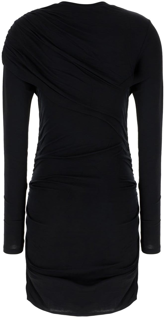 Isabel Marant Marant Etoile Black stretch modal dress Zwart