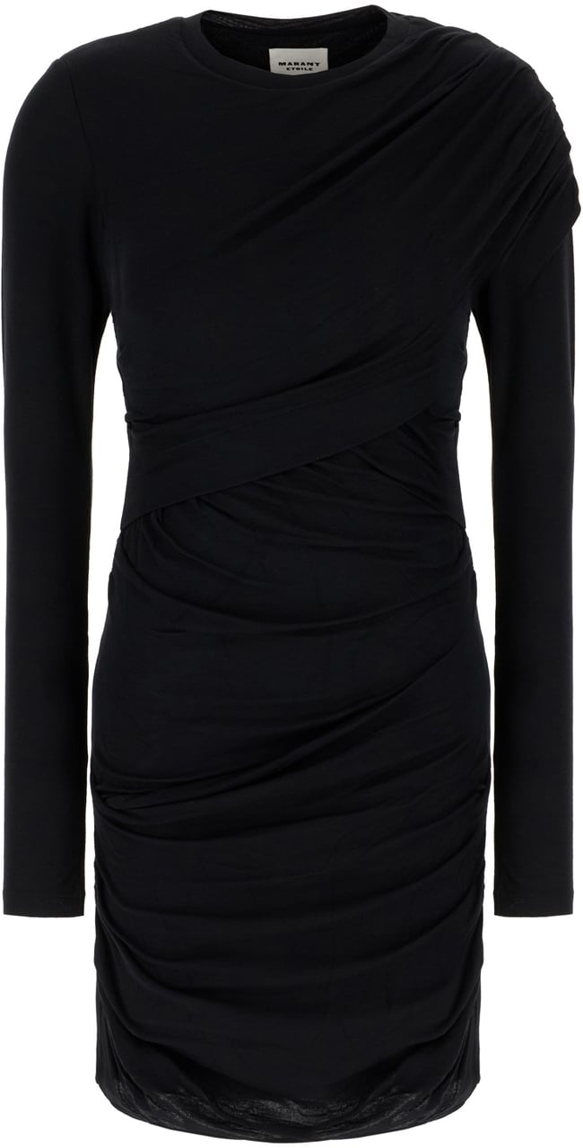 Isabel Marant Marant Etoile Black stretch modal dress Zwart