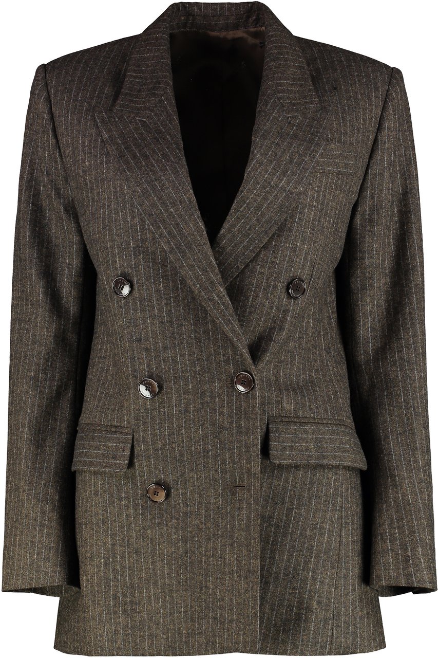 Isabel Marant Jevima Double-breasted jacket Bruin