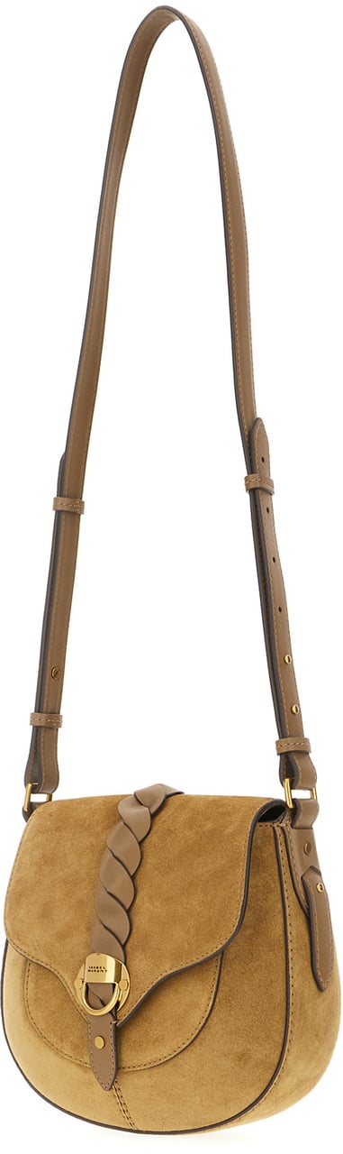 Isabel Marant Isabel Marant Khaki green suede Altay shoulder bag Groen