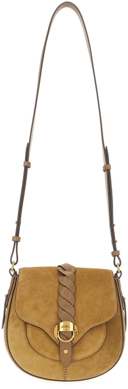 Isabel Marant Isabel Marant Khaki green suede Altay shoulder bag Groen