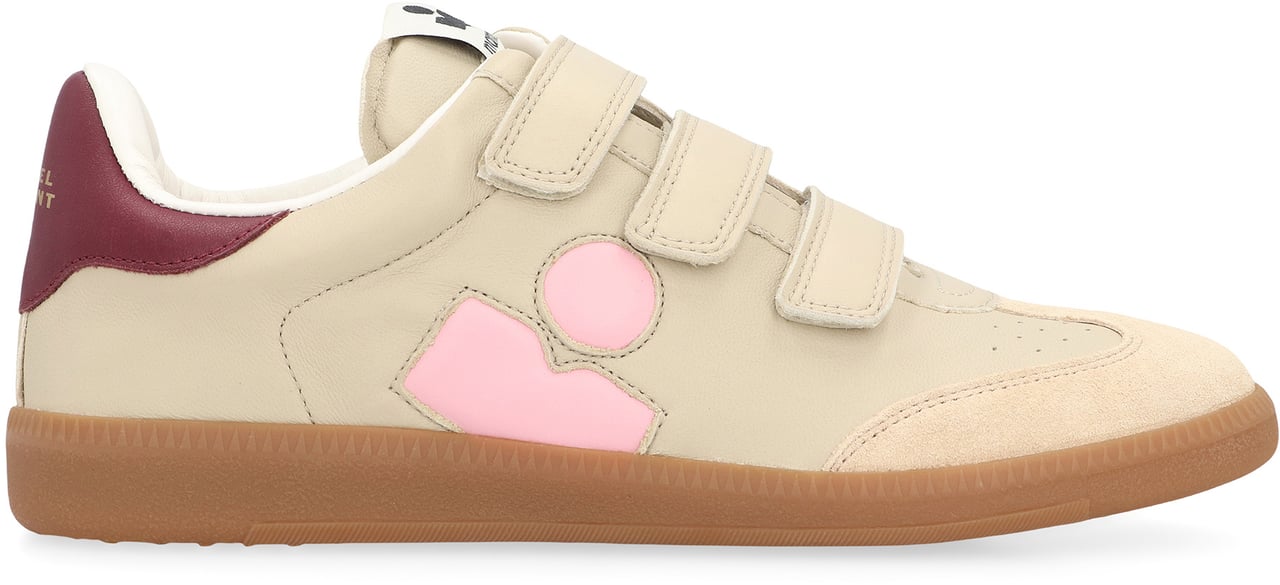 Isabel Marant Low-top leather sneakers Beth Neutraal