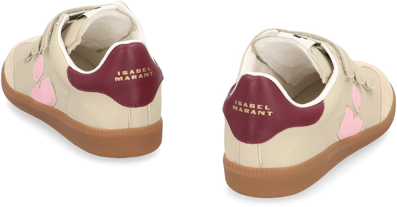 Isabel Marant Low-top leather sneakers Beth Neutraal
