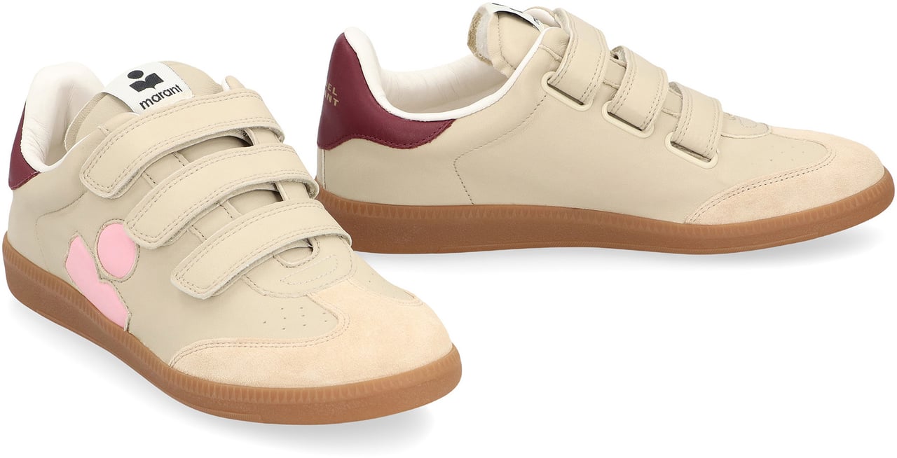 Isabel Marant Low-top leather sneakers Beth Neutraal