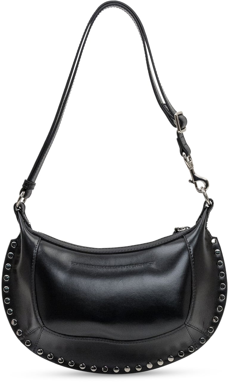 Isabel Marant Isabel Marant Borsa Oskan Moon in Pelle con Borchie Zwart