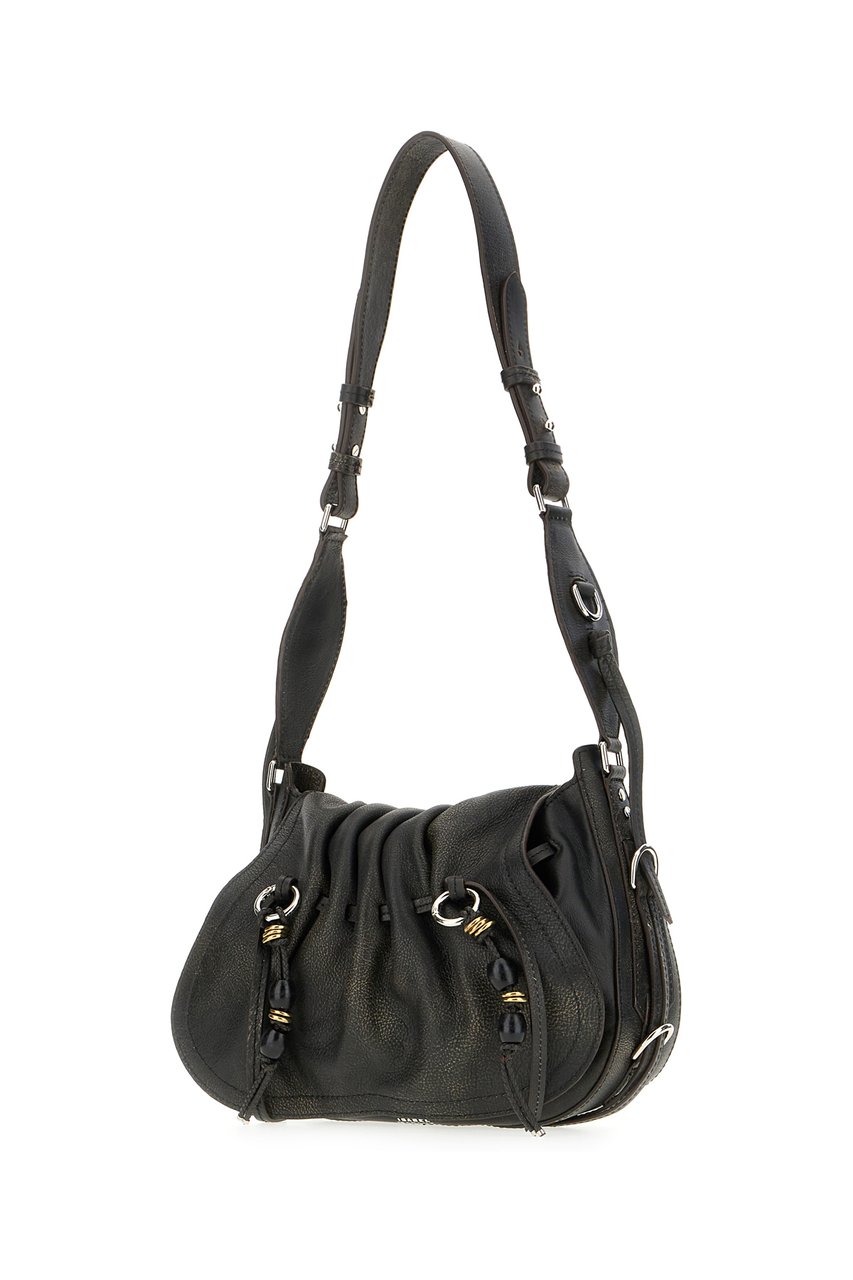 Isabel Marant Isabel Marant Dark brown leather shoulder bag Bruin