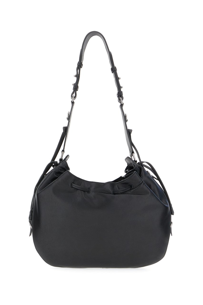 Isabel Marant Isabel Marant Black leather Hobo Bolton shoulder bag Zwart