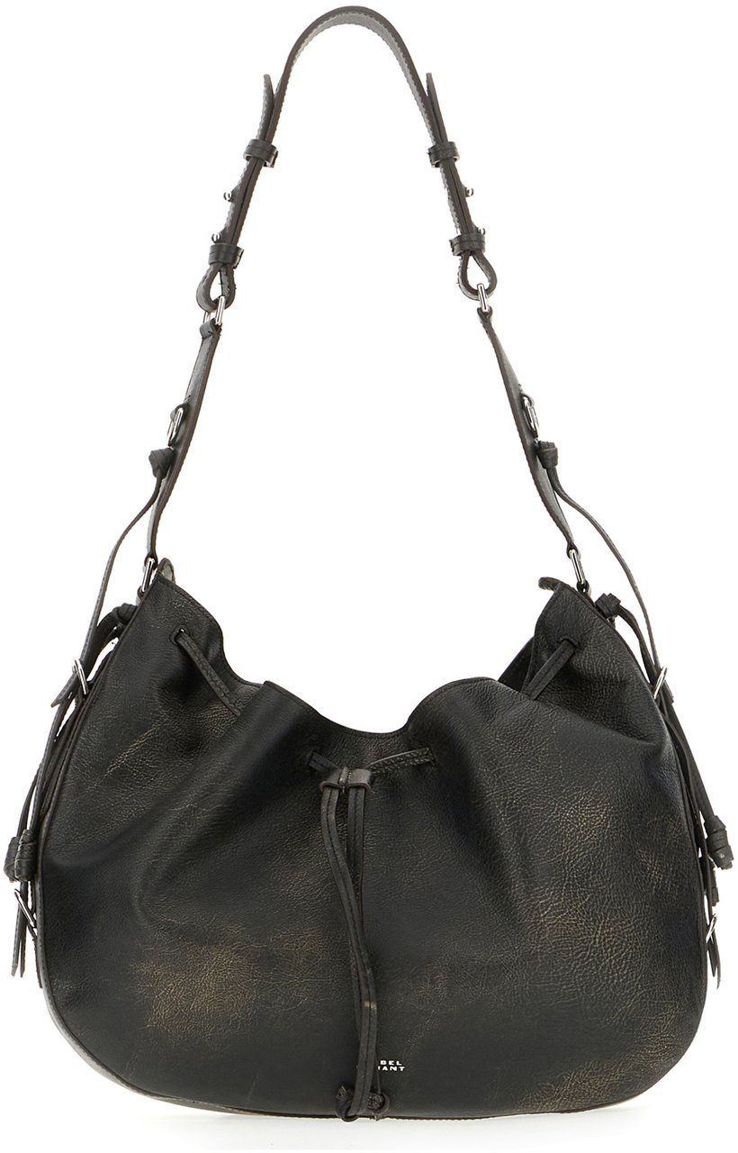Isabel Marant Isabel Marant Dark brown leather Bolton shoulder bag Bruin