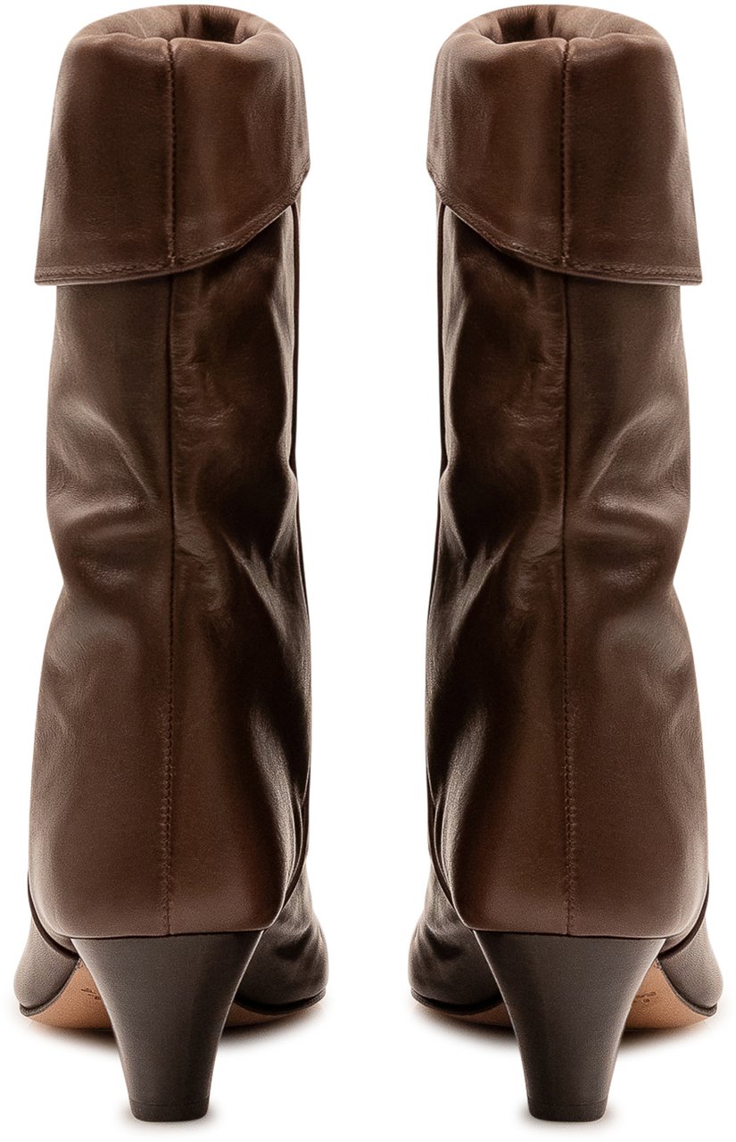 Isabel Marant Stivali Dalby con Gambale Morbido Bruin