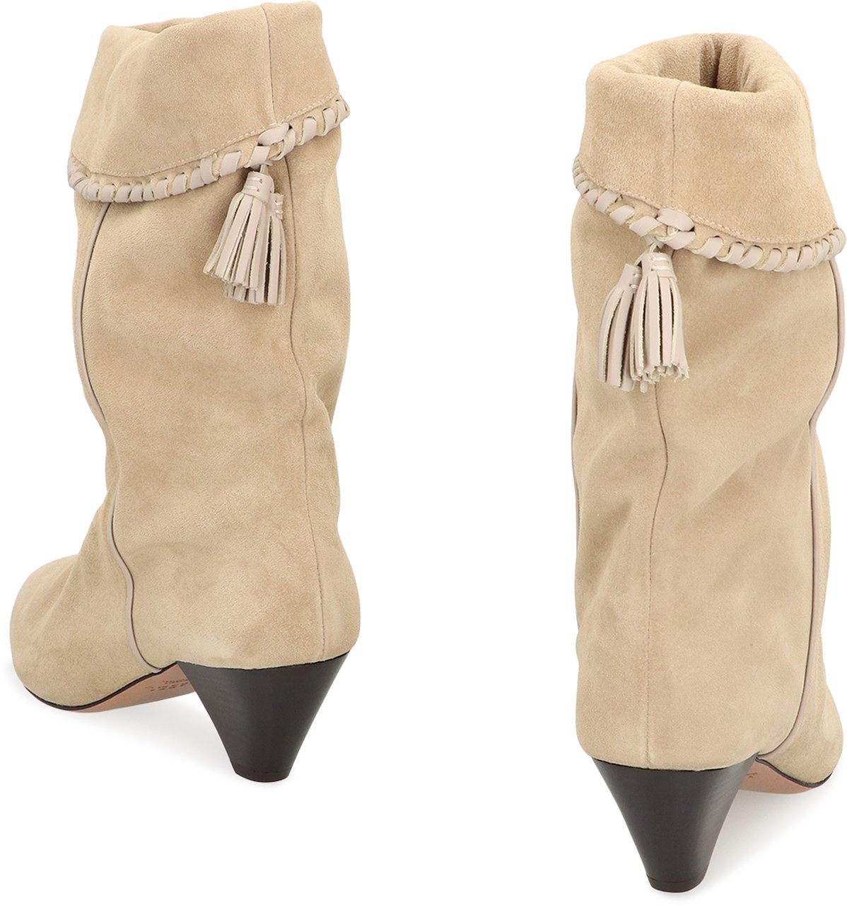 Isabel Marant Dalby boots in suede Neutraal