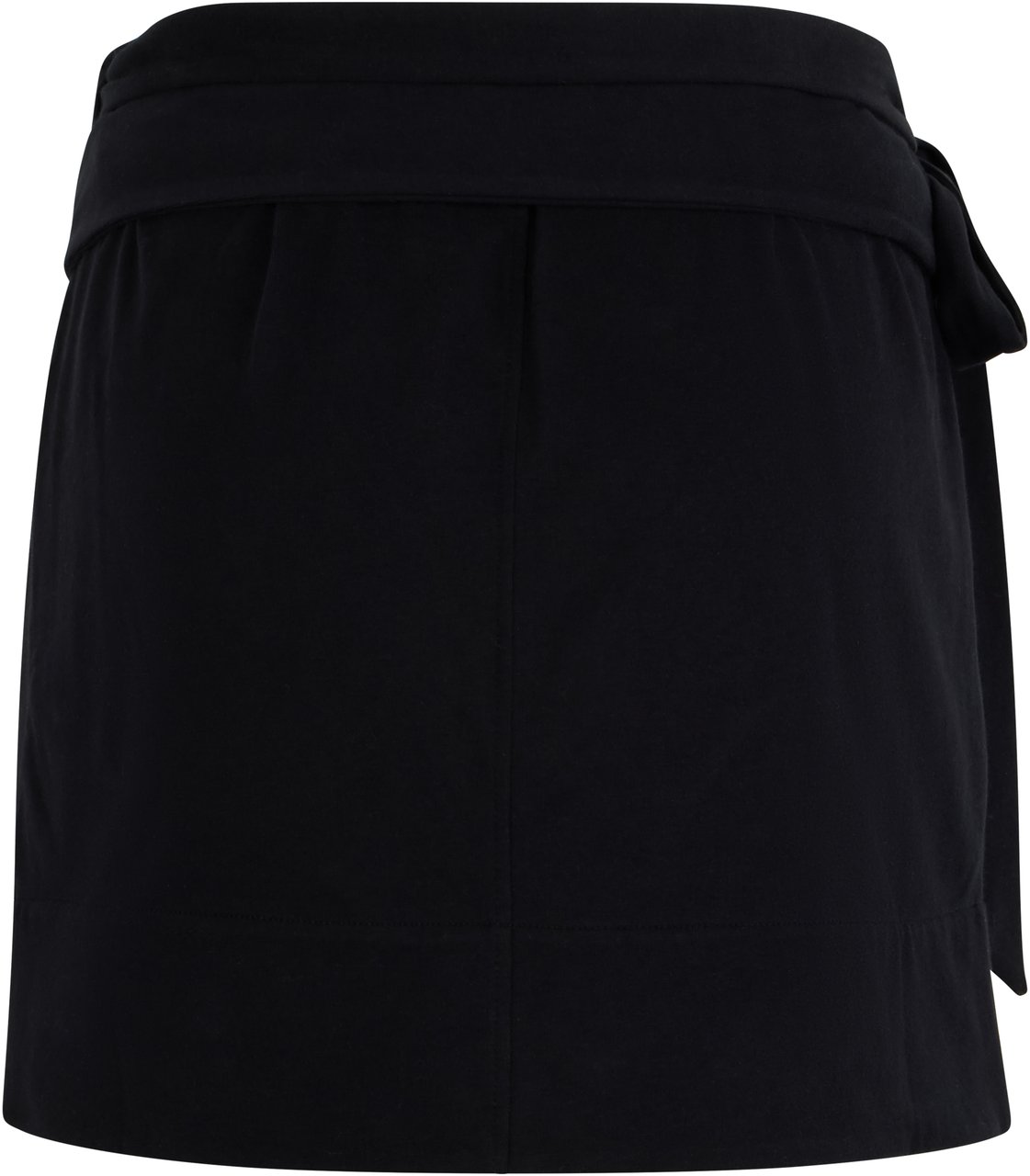 Isabel Marant Short wrap in cotton Zwart