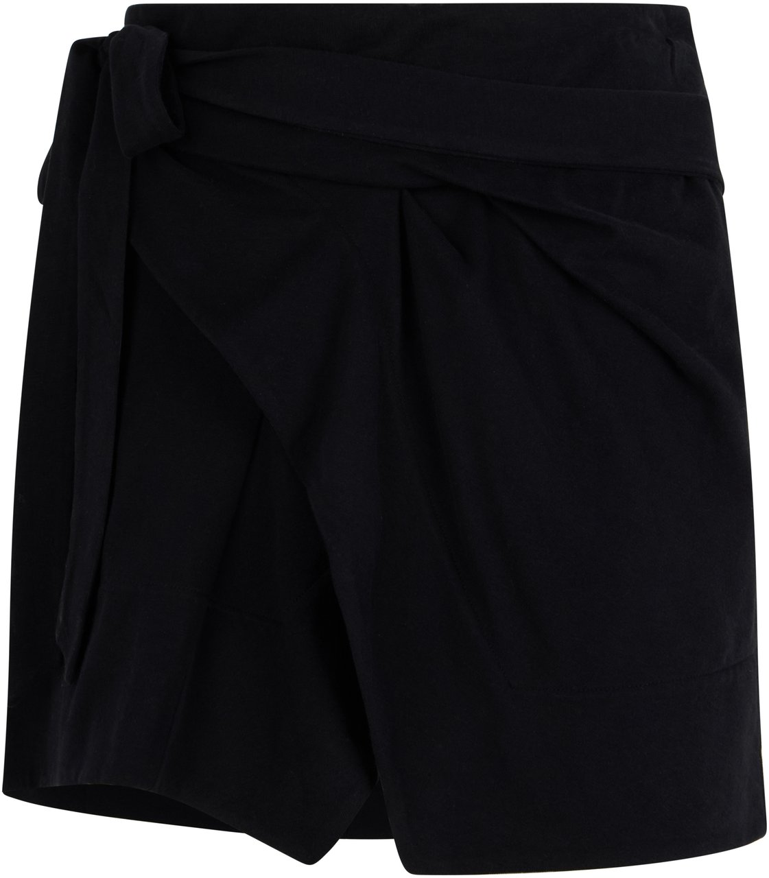Isabel Marant Short wrap in cotton Zwart