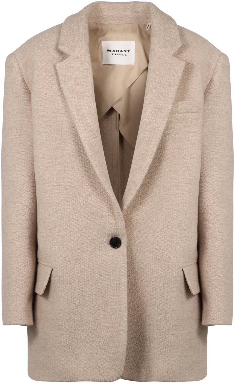 Isabel Marant Wool single-breasted blazer Beige