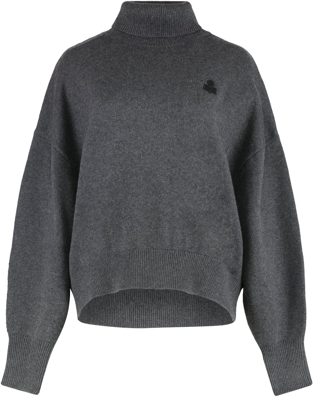 Isabel Marant Nasha Wool and cotton sweater Grijs
