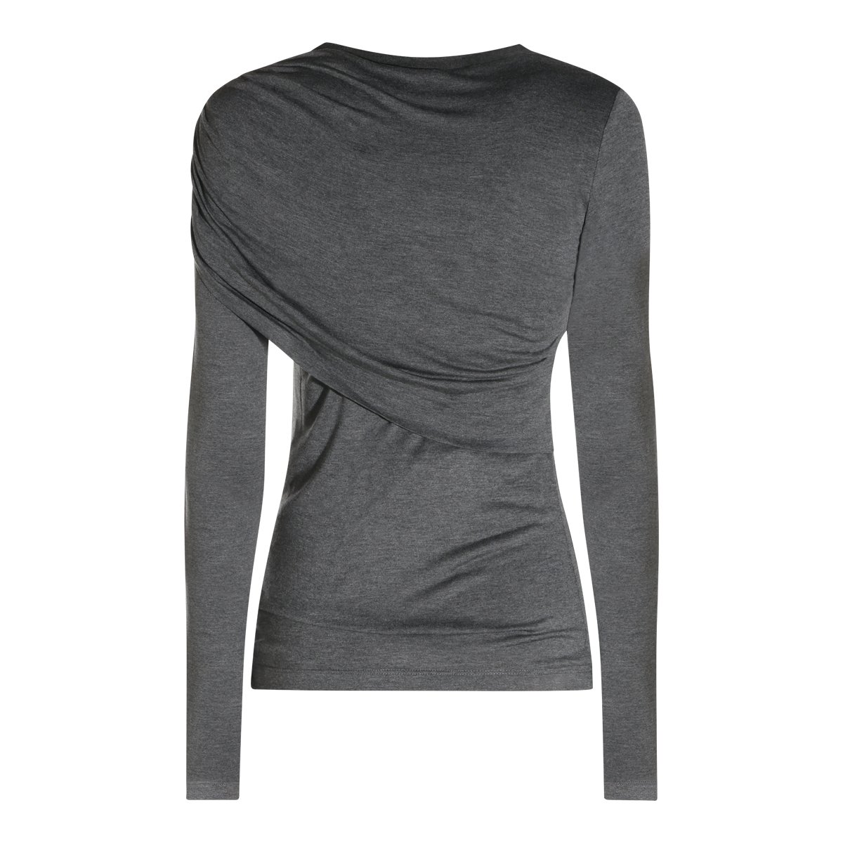 Isabel Marant Long Sleeves Round Neckline Top Grijs