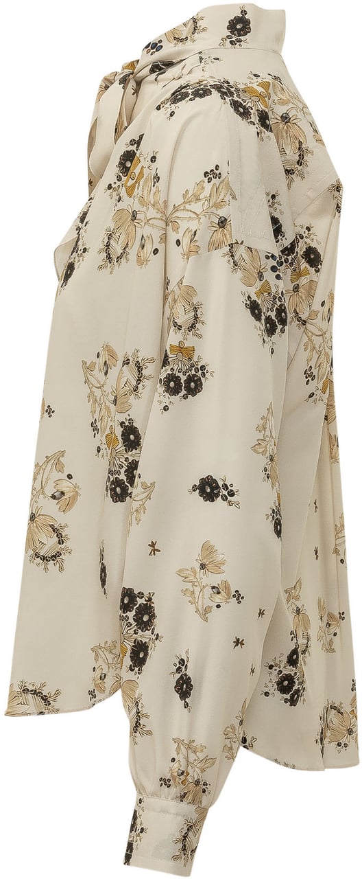 Isabel Marant Fedry Camicia con Fiocco Wit