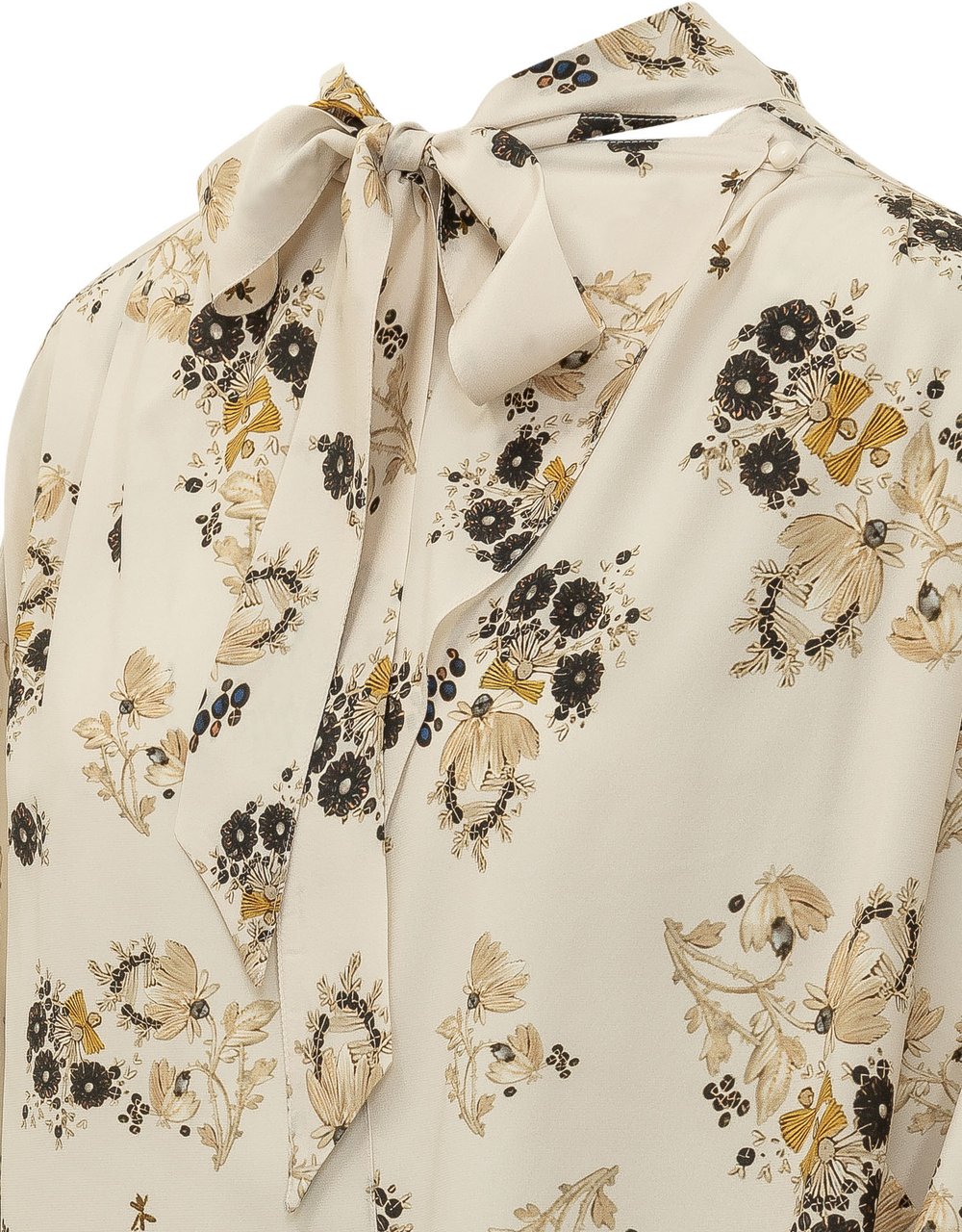 Isabel Marant Fedry Camicia con Fiocco Wit