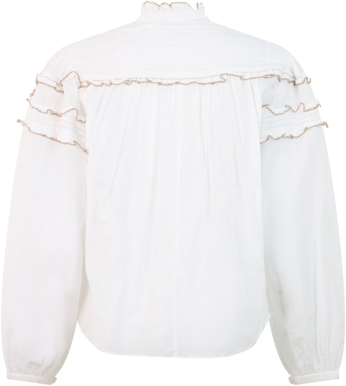 Isabel Marant Blouse with frills Wit