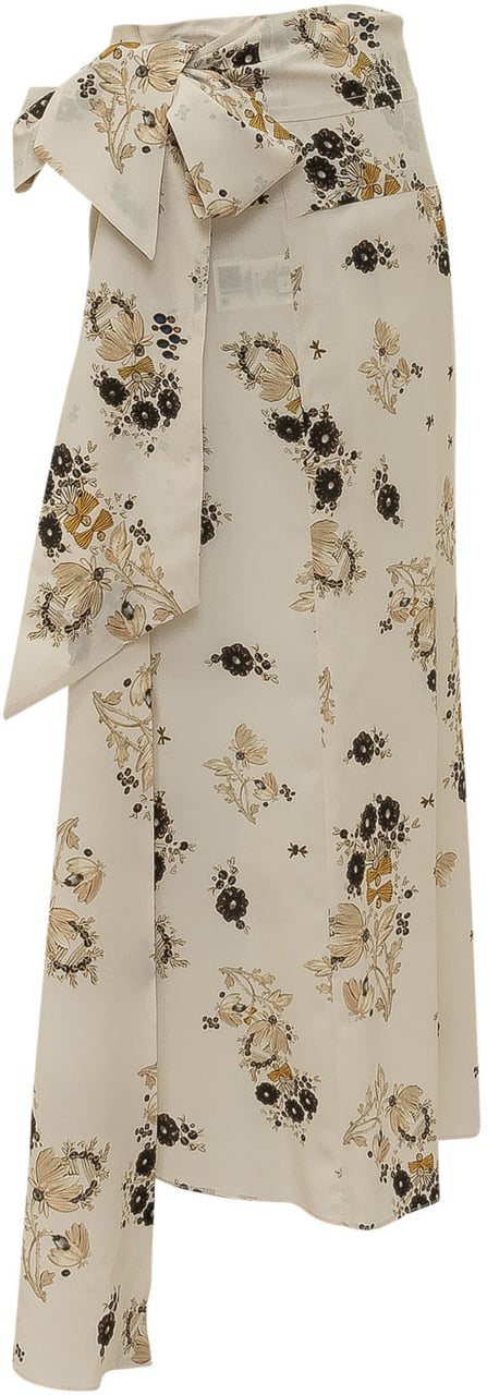 Isabel Marant Faniry Gonna Midi a Portafoglio Wit