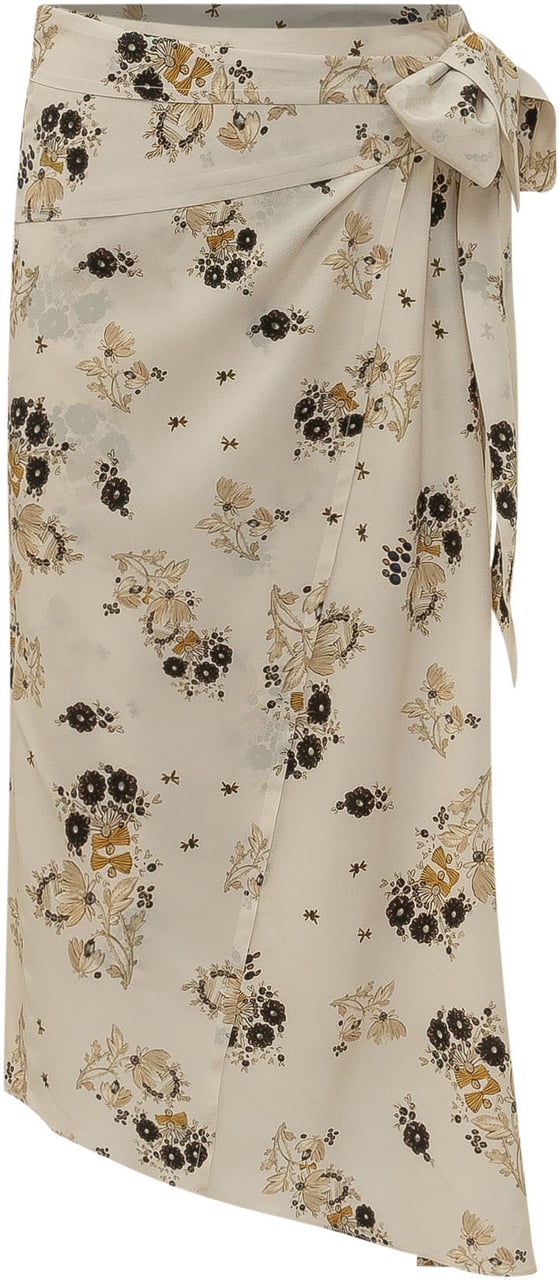 Isabel Marant Faniry Gonna Midi a Portafoglio Wit