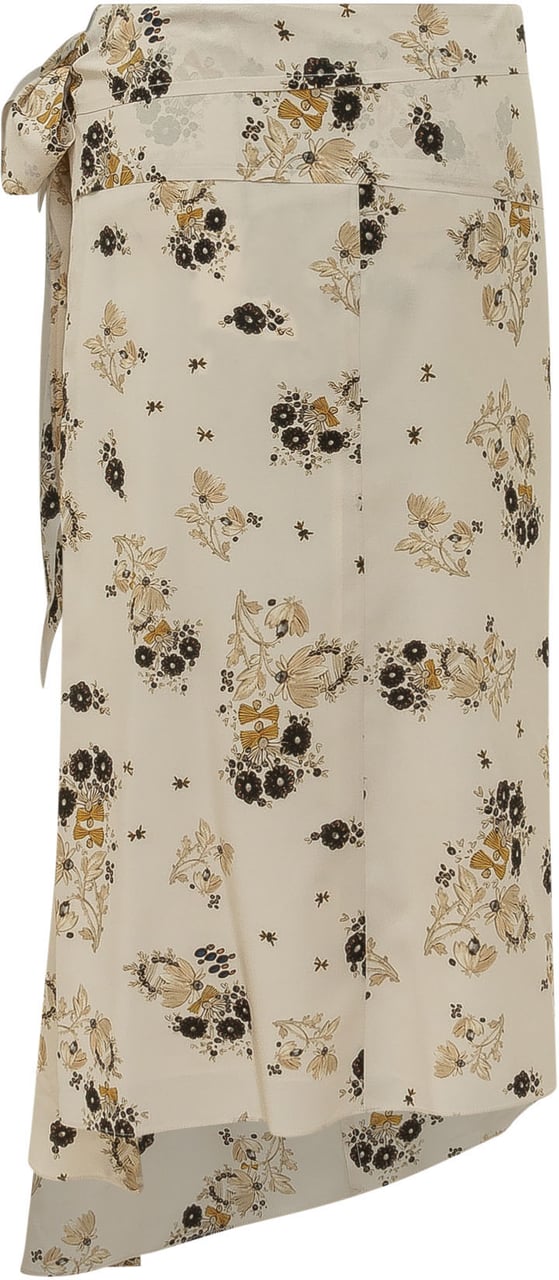 Isabel Marant Faniry Gonna Midi a Portafoglio Wit