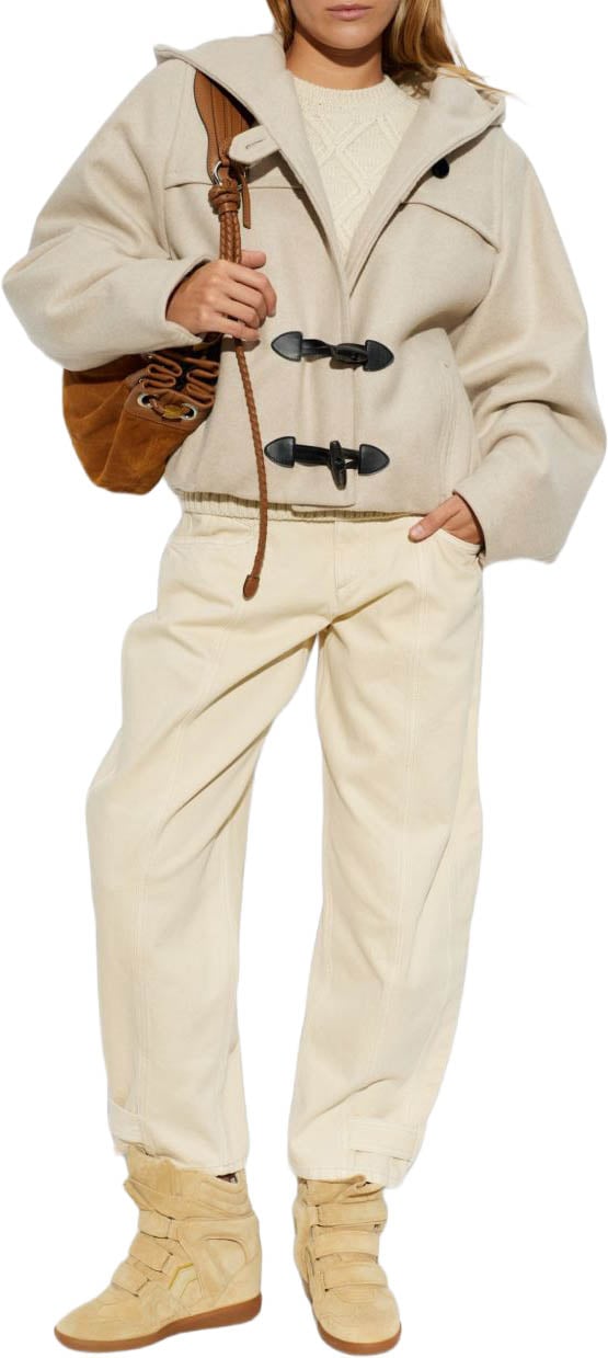 Isabel Marant Coats Beige Beige