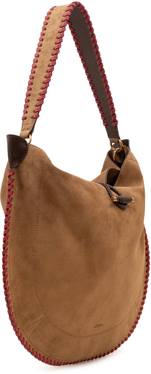 Isabel Marant Borsa Oskan Hobo a Spalla Beige