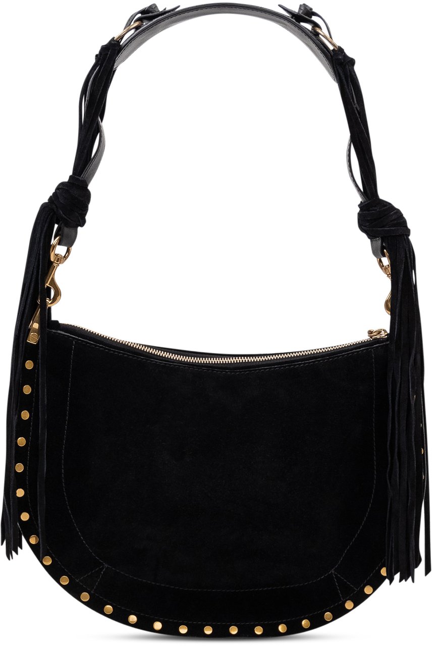 Isabel Marant Borsa Oskan in Pelle Scamosciata Zwart