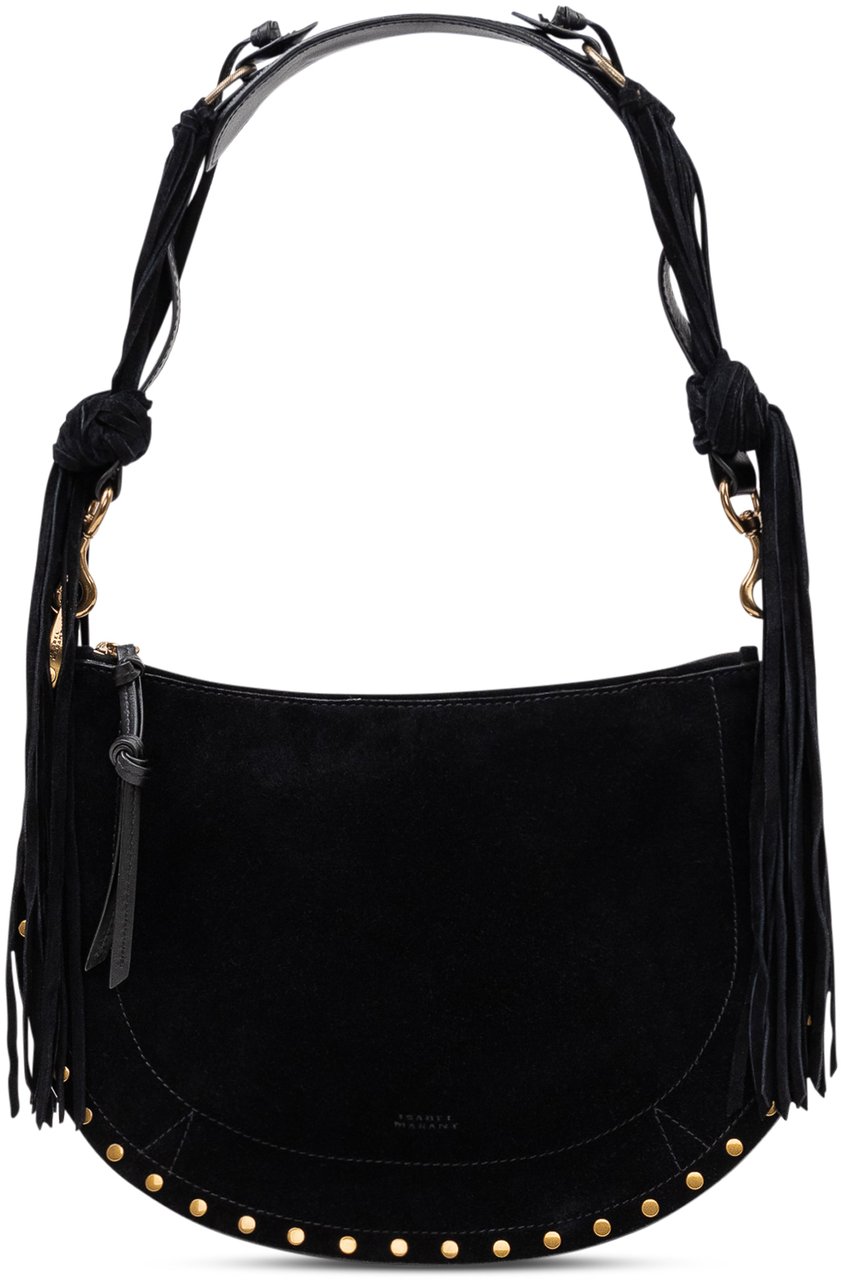 Isabel Marant Borsa Oskan in Pelle Scamosciata Zwart