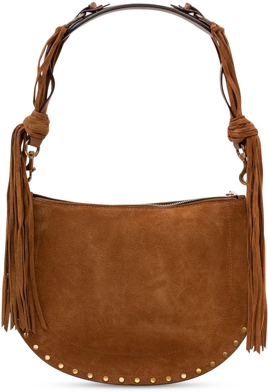 Isabel Marant Borsa Oskan in Pelle Scamosciata Beige