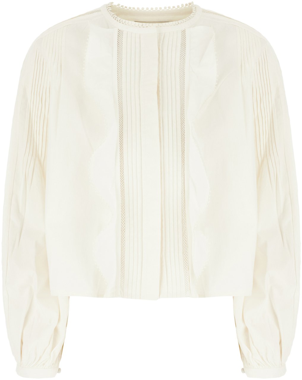 Isabel Marant Isabel Marant Ivory cotton blouse Neutraal