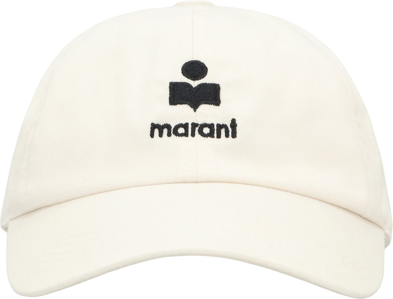Isabel Marant Baseball cap Tomas with logo Wit