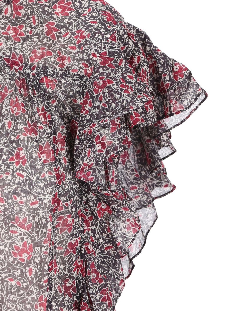 Isabel Marant Top Crushed Berry Donkergrijs