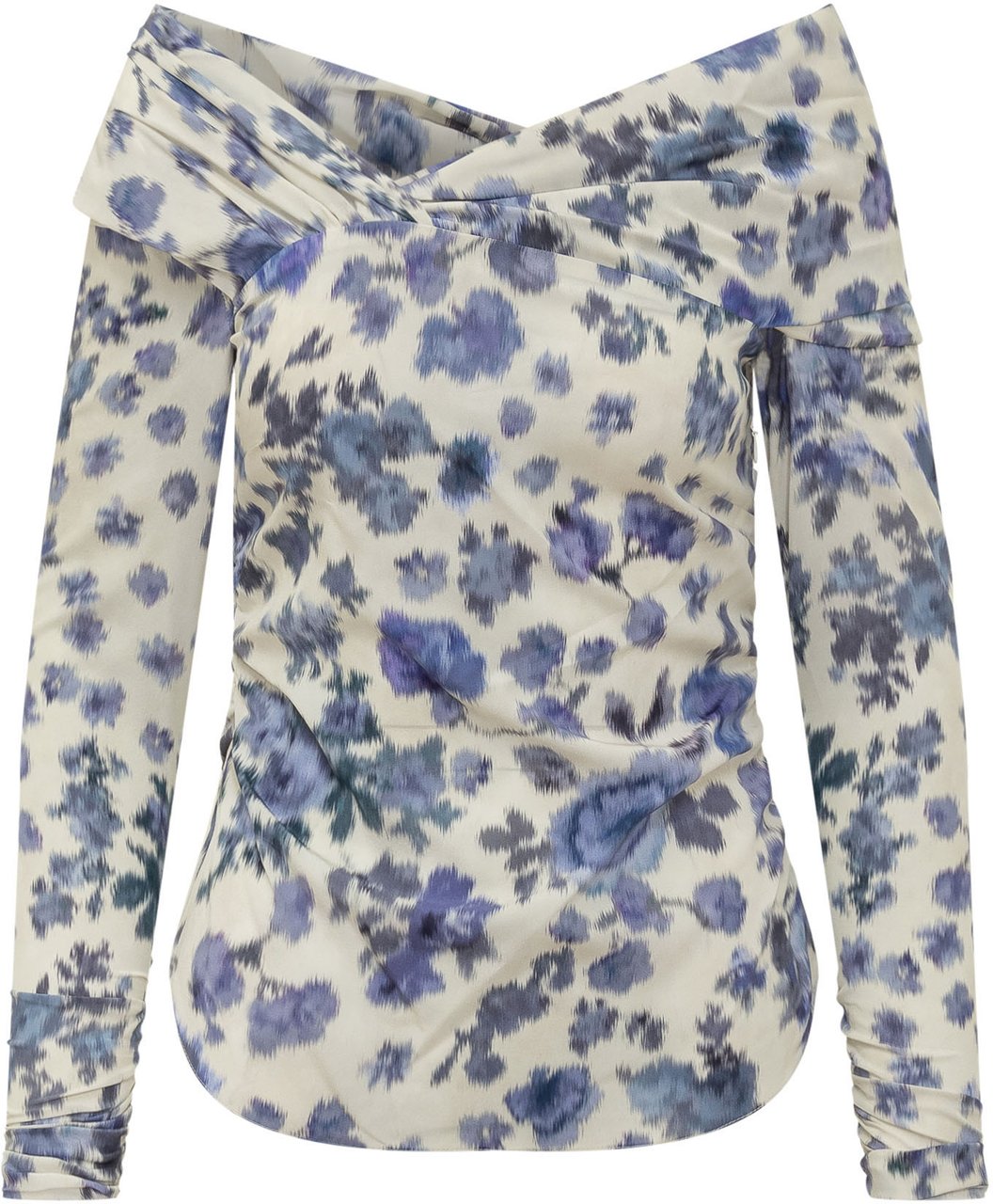 Isabel Marant Top Danka con Scollo Incrociato Wit