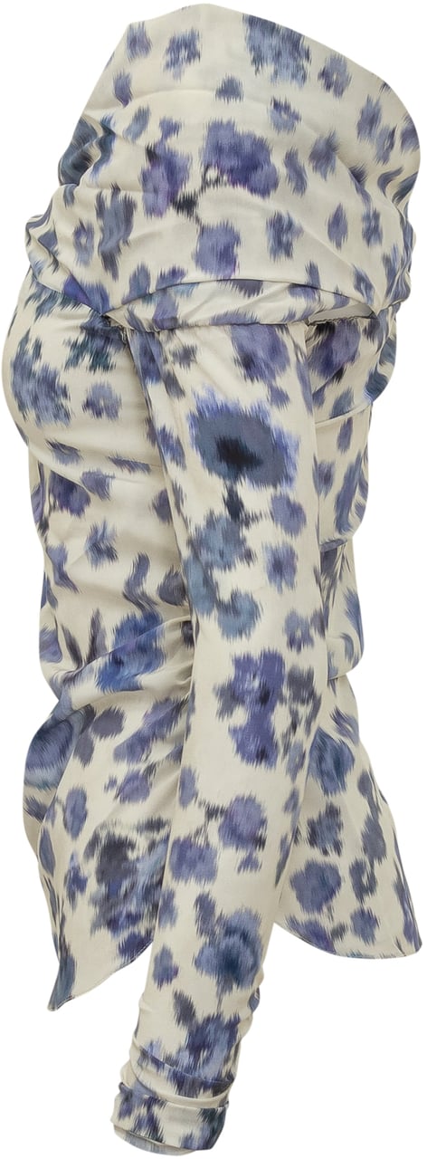 Isabel Marant Top Danka con Scollo Incrociato Wit