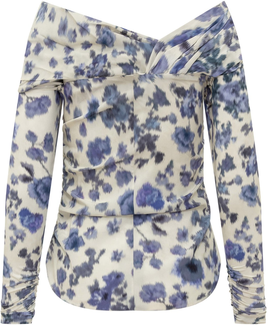 Isabel Marant Top Danka con Scollo Incrociato Wit