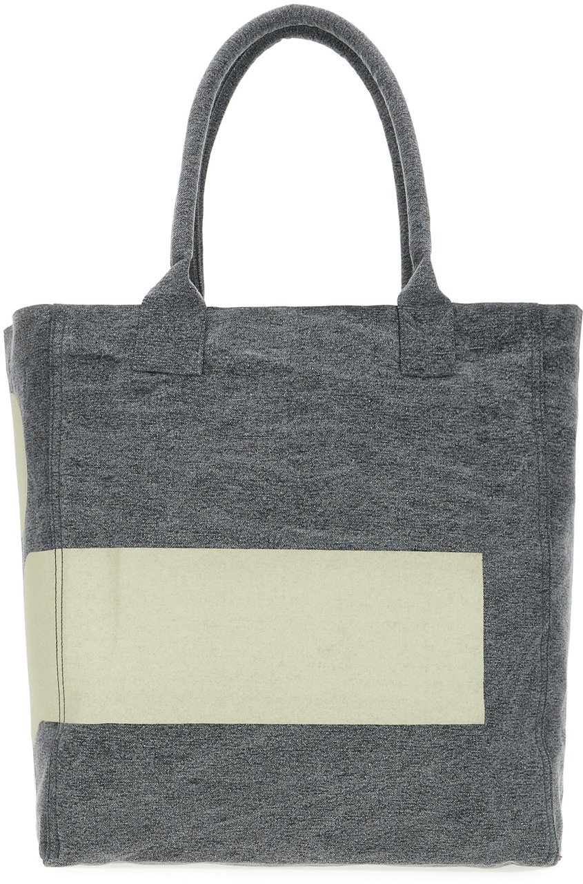 Isabel Marant Isabel Marant Melange grey cotton Yenky shopping bag Grijs
