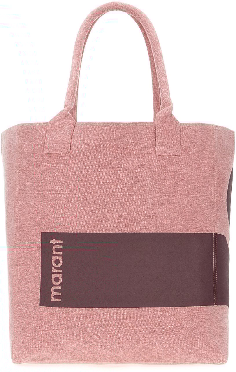 Isabel Marant Isabel Marant Pink cotton Yenky shopping bag Roze