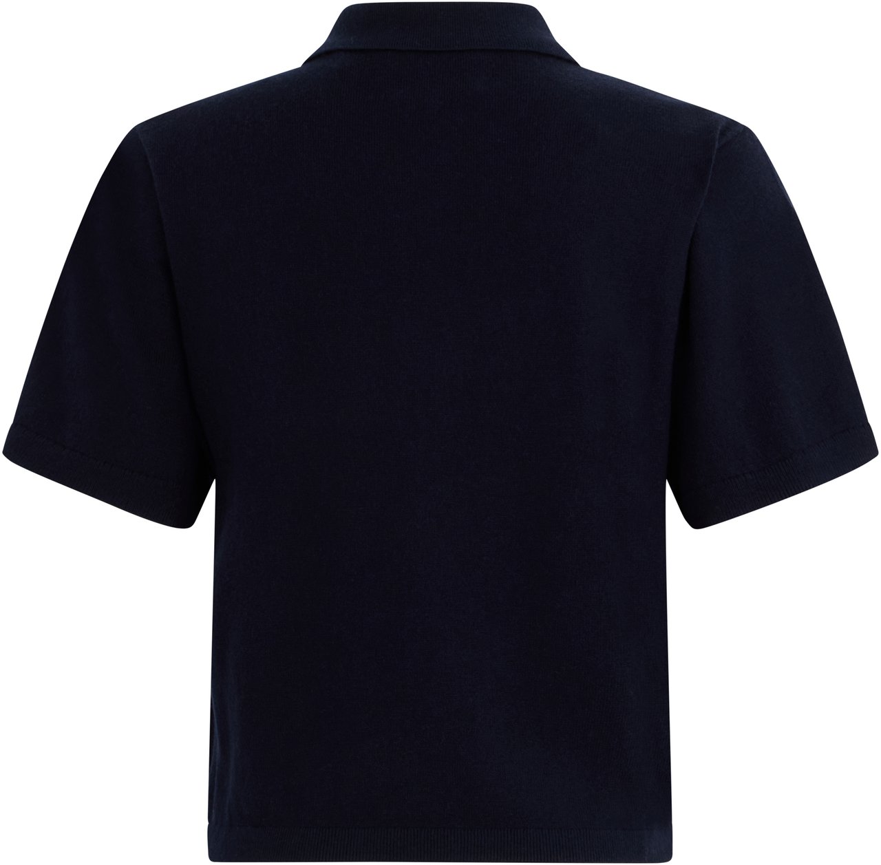 Isabel Marant Cotton and wool polo with logo Blauw