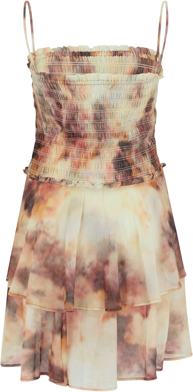 Isabel Marant Anka dress in printed cotton voile Divers