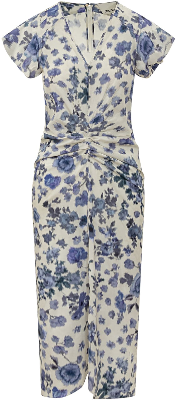 Isabel Marant Abito Terenae con Stampa Floreale Lichtblauw