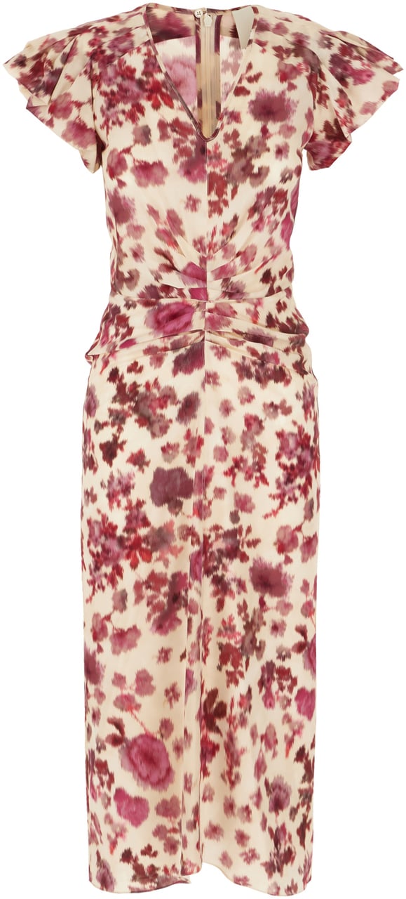 Isabel Marant Isabel Marant Printed stretch silk dress Divers