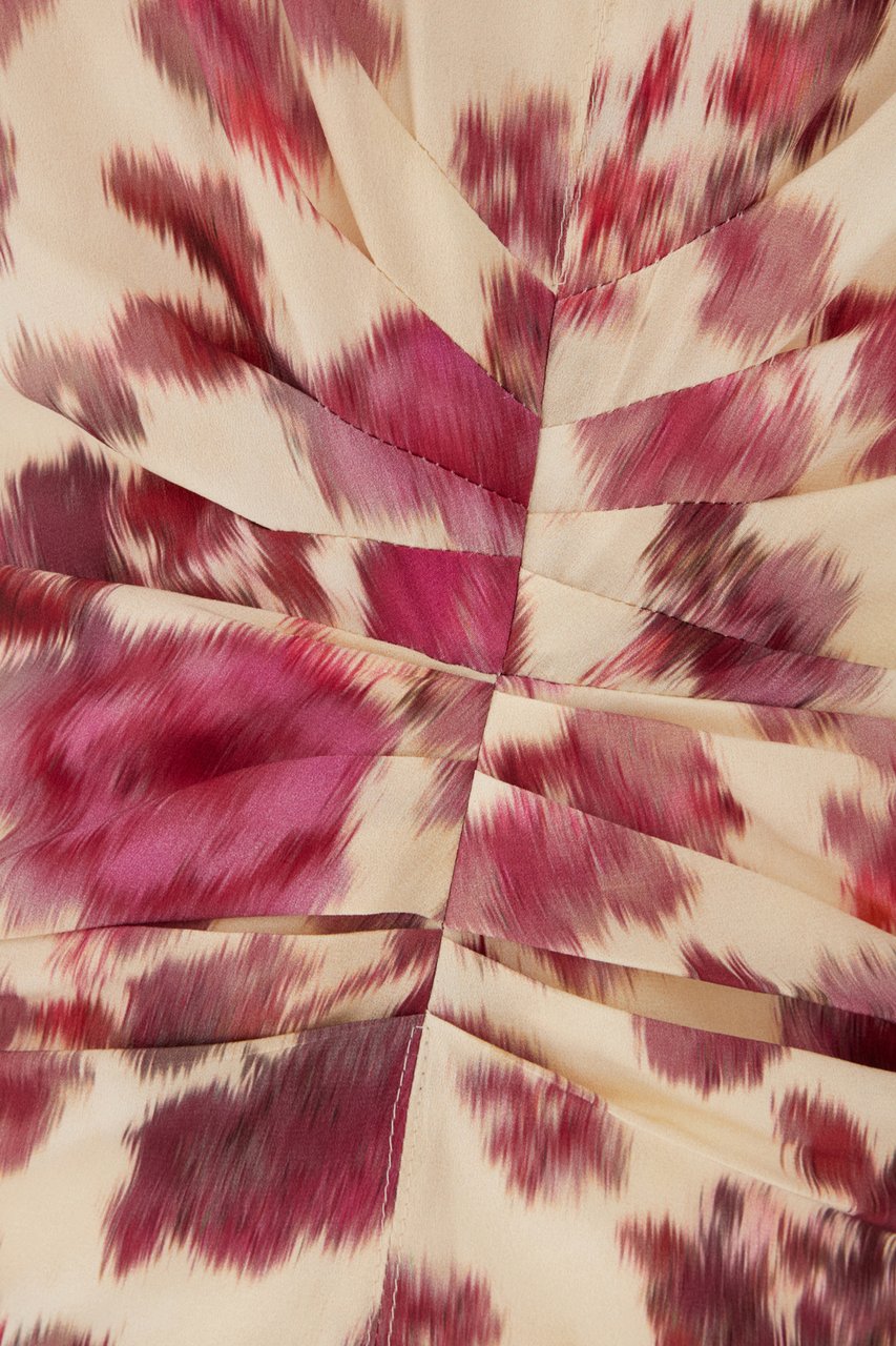 Isabel Marant Isabel Marant Printed stretch silk dress Divers